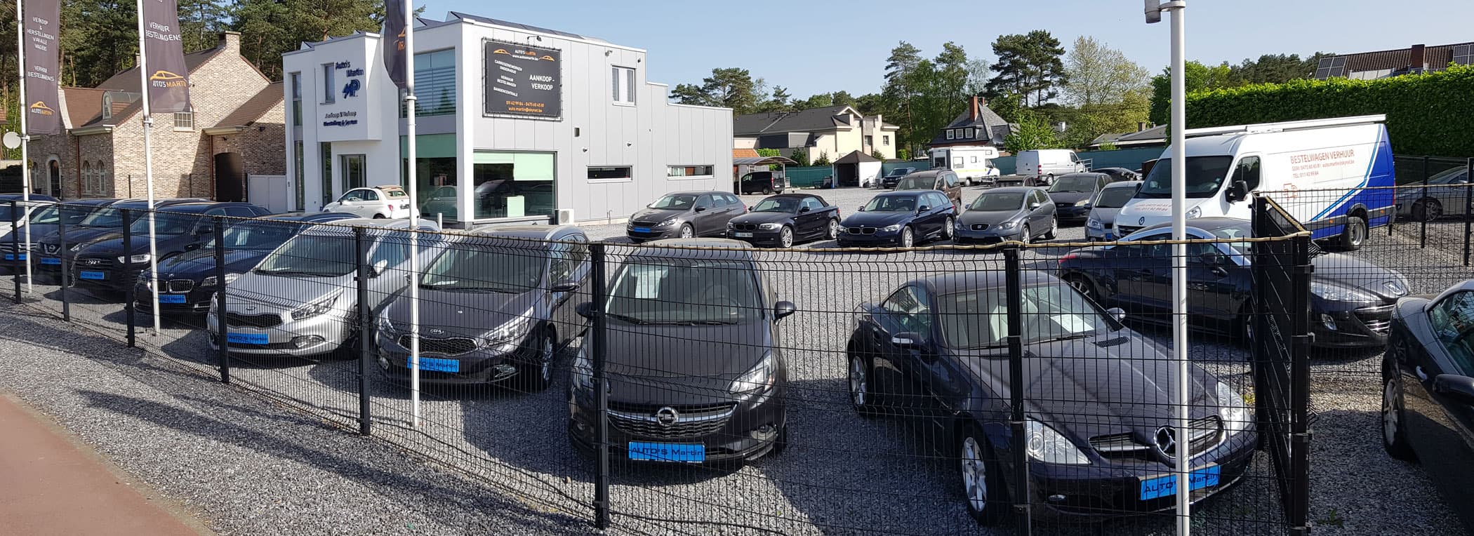 Ruime keuze tweedehandswagens op het terrein van Auto's Martin